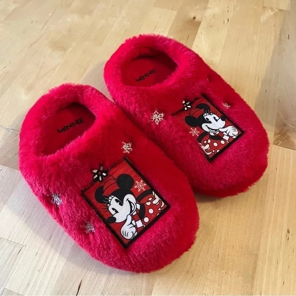 Disney's Slippers 13-1 Minnie Mouse Clog Red